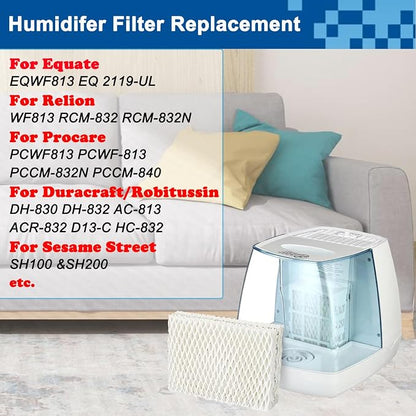4 Pack WF813 Humidifier Filter Replacement, Upgraded Humidifier Wick Filter - Image 5
