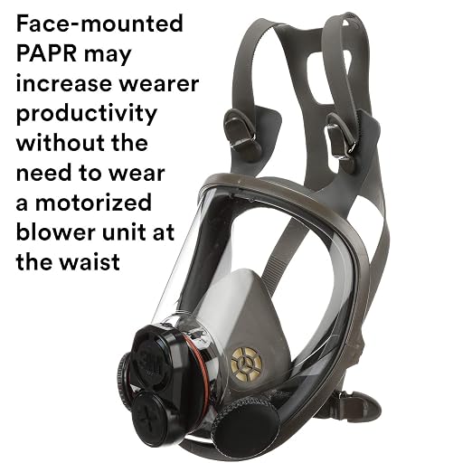 3M Powerflow Powered Air Purifying Respirator Kit 6800PF, Face-Mounted - Image 4