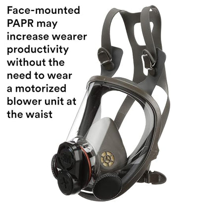 3M Powerflow Powered Air Purifying Respirator Kit 6800PF, Face-Mounted - Image 4