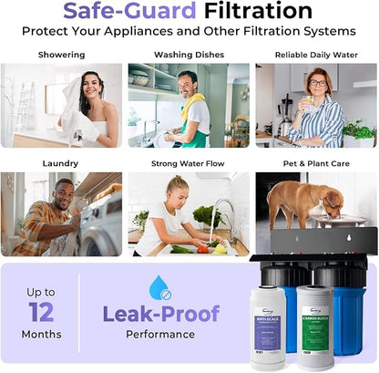 iSpring WGB21B-DS+AHPF12MNPT16X2 2-Stage Whole House Water Filtration System - Image 7