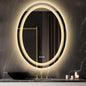 LUVODI Lighted LED Bathroom Mirror: 32”x24” Oval Wall Mounted Makeup Mirror by LUVODI