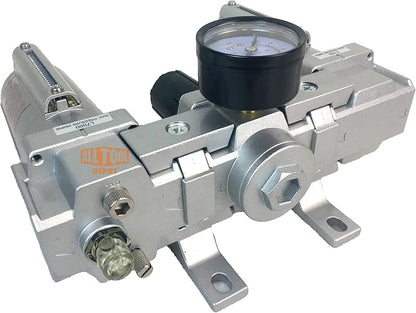 1/2" NPT HEAVY DUTY Compressed Air In Line Filter Regulator Lubricator Oiler - Image 3