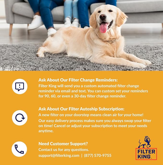 Filter King 17.25x35.25x1 Air Filter | 12-PACK | MERV 13 HVAC Pleated A/C - Image 5