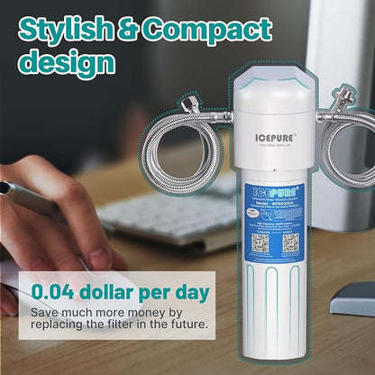 ICEPURE Under Sink Water Filter System, 3 Years or 22000 Gallons Ultra High - Image 8