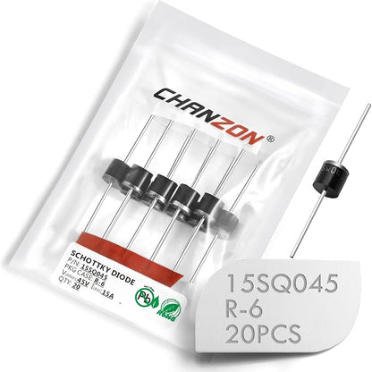 Chanzon 15SQ045 Schottky Diodes 15A 45V R-6 Axial 15 Amp 45 Volt - Image 5