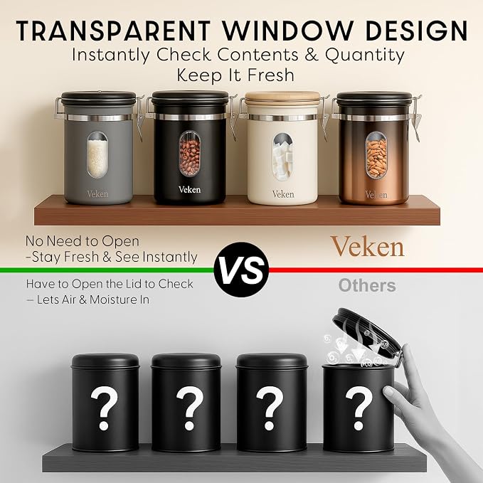Veken Coffee Sugar Canister - Image 2