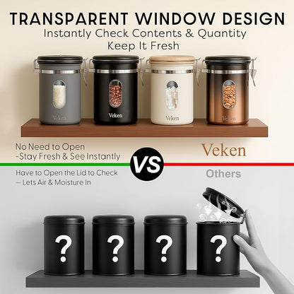 Veken Coffee Sugar Canister - Image 3