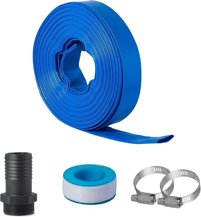 Eastrans 1 1/2 in x 50 ft Pool Backwash Hose Kit - Image 7