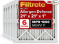 Filtrete 21x21x1 AC Furnace Air Filter, MERV 11, MPR 1000, Micro Allergen by Filtrete