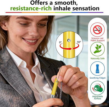 ASTOFLI Breathing Necklace for Anxiety Relief – Flavored Air Breathe Necklace - Image 3