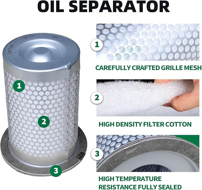 DB2074 DB2132Oil Separator Compatible, 15KW/20HP Replacement Part Element - Image 4