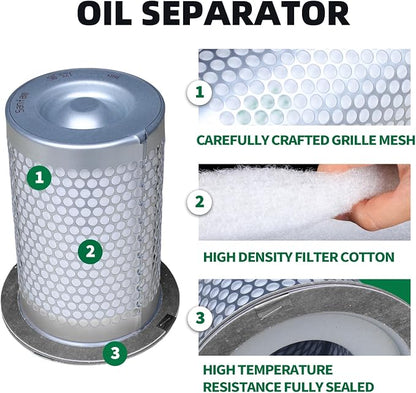 DB2074 DB2132Oil Separator Compatible, 15KW/20HP Replacement Part Element - Image 4
