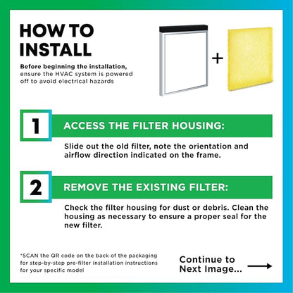 Filterbuy 20x20 Air Cleaner Filter Replacement Pads - Image 5