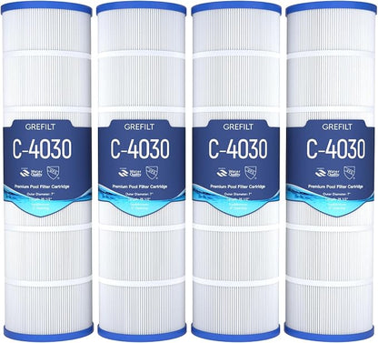 4-Pack C4030 Pool Filter Cartridges, Compatible by GREFILTLLC