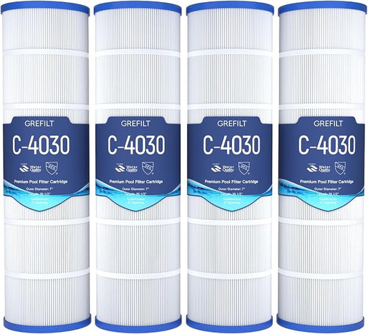 4-Pack C4030 Pool Filter Cartridges, Compatible by GREFILTLLC