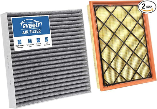 Engine+Cabin Air Filters Fit for 20-22 Ford Escape 2.0L, 22-24 Maverick by RVgolf