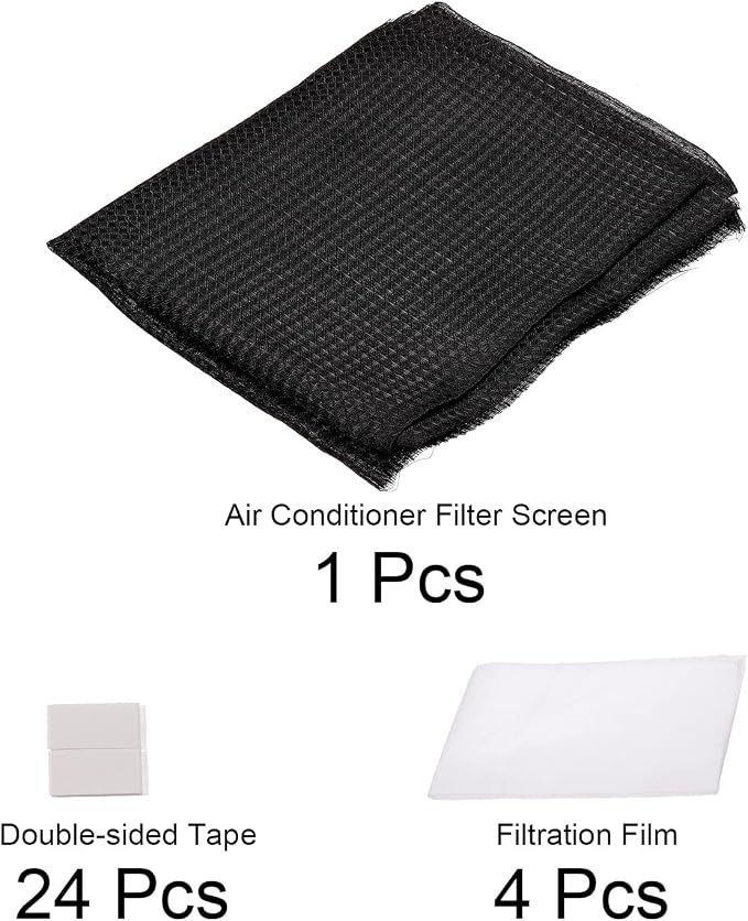 PATIKIL 47" x 39" Air Conditioner Air Filter Material, Plastic Dustproof - Image 3