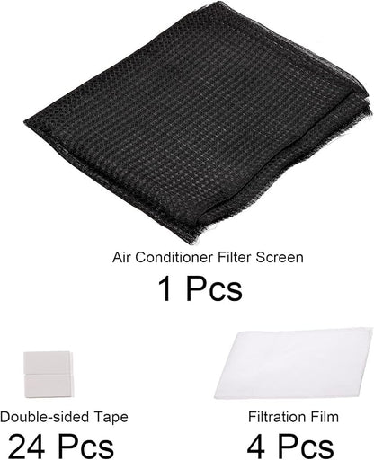 PATIKIL 47" x 39" Air Conditioner Air Filter Material, Plastic Dustproof - Image 3