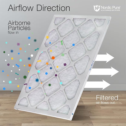 Nordic Pure 14x25x1 Poly Green MERV 6 AC Furnace Air Filters – Reduces Dust - Image 8