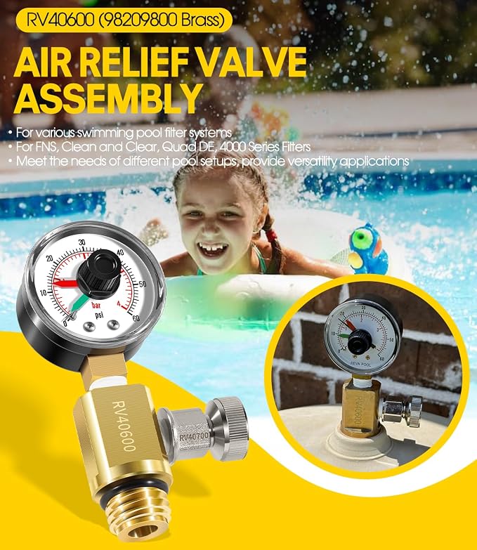 98209800 High Flow Manual Relief Valve/Air Relief Manual Valve Assembly - Image 2