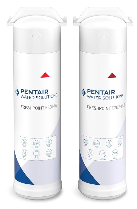 Pentair FreshPoint F2B1/F2B2 Replacement Filter Cartridges, Carbon Water Filter by Pentair