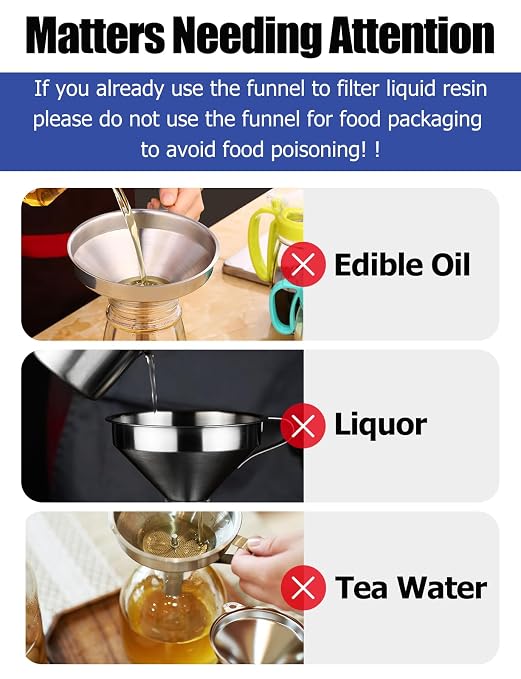 Resin Funnel, Resin Filter Funnel - Image 6