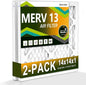 14x14x1 Air Filter MERV 13, HVAC/Furnace AC Filter Replacement, Dust by Komashr