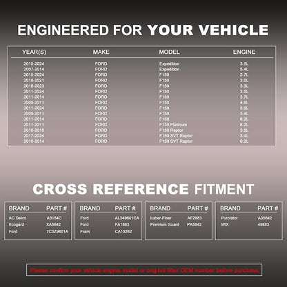 Engine Air Filter High-Flow Increase Power & Towing, Nikimotorsport Air Filter - Image 4