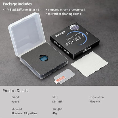 Haoge Magnetic Black Mist Filter 1/4 Effect Filter - Image 8