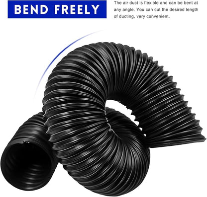 Sun Walker 3 Inch Cold Air Intake Pipe, Flexible Air Filter Intake Hose - Image 3