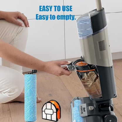 WD161 Roller and Filter for fit Shark HydroVac MessMaster Wet Dry WD161 WD261 - Image 8