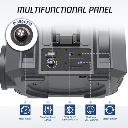 Hepa Air Scrubber Commercial Air Purifier - Image 4