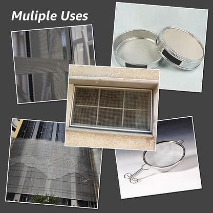 4 Pack 11x14 Inch Wire Mesh, 20 Mesh Stainless Steel Mesh, Never Rust Sturdy - Image 6
