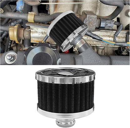 23mm Car Air Filter, 0.9'' High Flow Vent Valve Cover, Breather Filter by Unknown