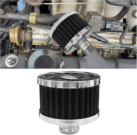 23mm Car Air Filter, 0.9'' High Flow Vent Valve Cover, Breather Filter by Unknown