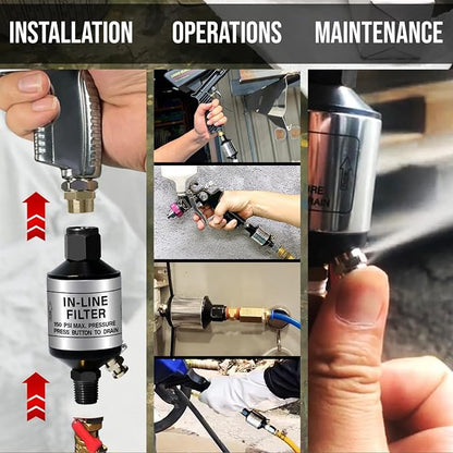 LE LEMATEC Air Compressor Water Separator - Image 6