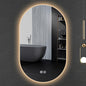 Irregular Bathroom Mirror with 3 Colour LED Light, Wall Mounted Makeup Mirror by YUGXTH