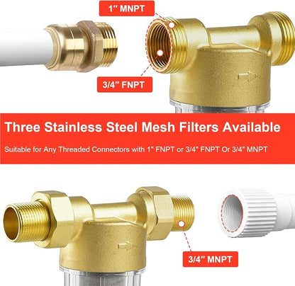 Spin Down Sediment Filter, Inline Water Filter - Image 4