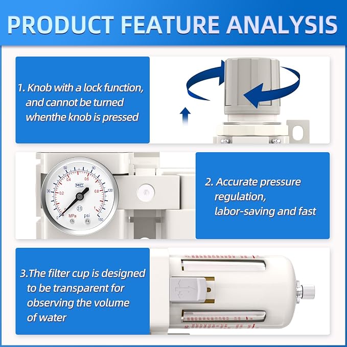 1/2" NPT Air Drying System, Double Air Filters - Image 4