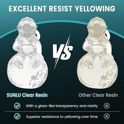 SUNLU High Clear 3D Printer Resin, High Transparency 3D Printing Resin - Image 3