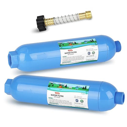 OULEME RV Water Filter, Inline Water Hose Filter by OULEME