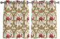 2 Panel Kitchen Cafe Curtains, Camels Palm Trees Sunlight Filtering Nature Air by Hokiten