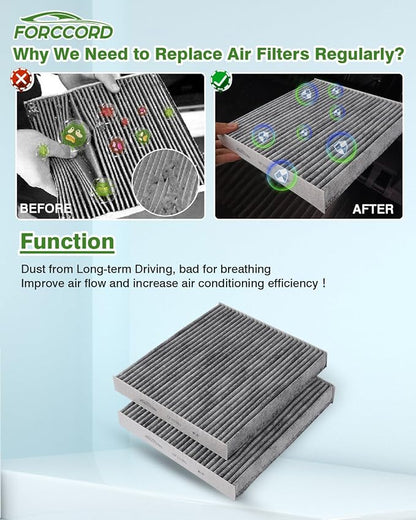 2-Pack HEPA Cabin Air Filter CF10381 Fits - Image 5