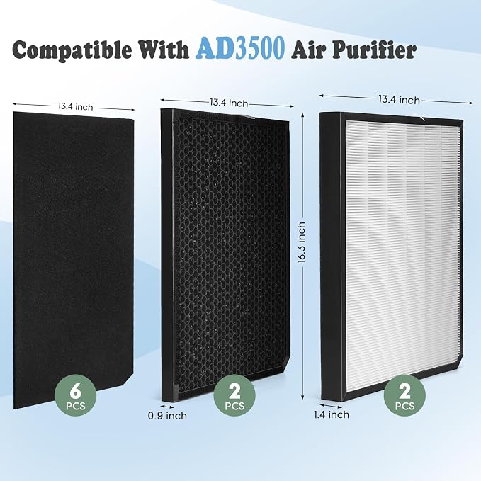 3500 Filter Replacement Set Compatible - Image 3