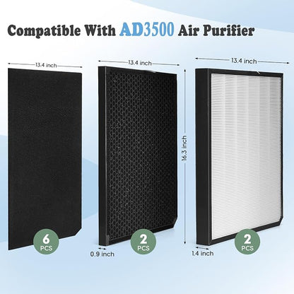 3500 Filter Replacement Set Compatible - Image 3