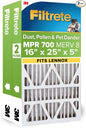 Filtrete 16x25x5 AC Furnace Air Filter, MPR 700, MERV 8, Fits Lennox, Capture by Filtrete
