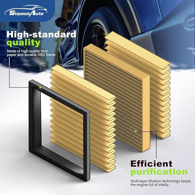 Engine&Cabin Air Filter for Ford Expedition 2018-2024, F-150 2015-2025 2026 - Image 3