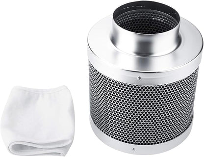 Stainless Steel Carbon Filter, 4 Inch Smelliness Control Scrubber, Odor Scrubber by plplaaoo