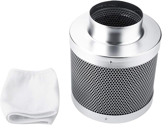 Stainless Steel Carbon Filter, 4 Inch Smelliness Control Scrubber, Odor Scrubber by plplaaoo
