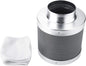 Stainless Steel Carbon Filter, 4 Inch Smelliness Control Scrubber, Odor Scrubber by plplaaoo